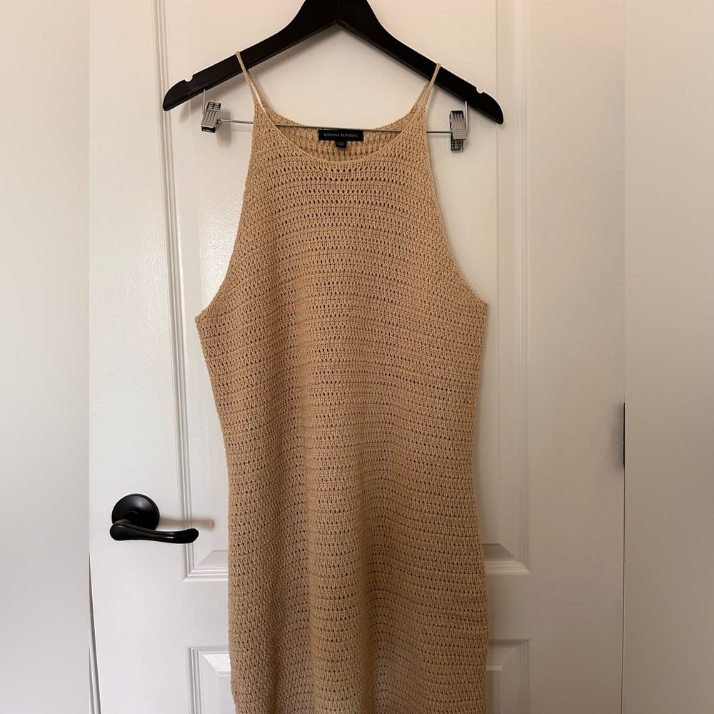 Crochet/knit Banana Republic dress size L